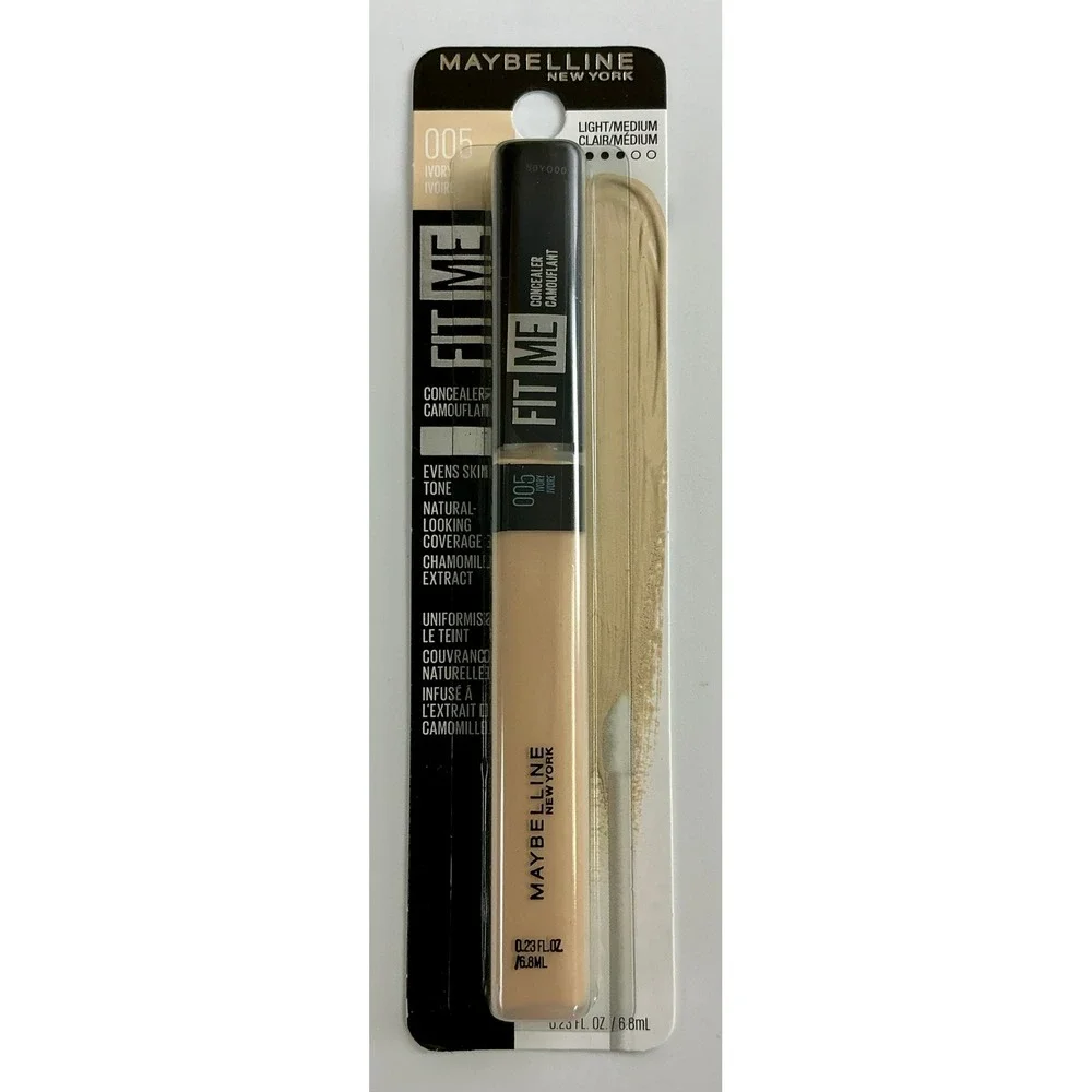 Maybelline‎ Fit Me Concealer - 005 Ivory - Light/Medium Skin Tone Coverage